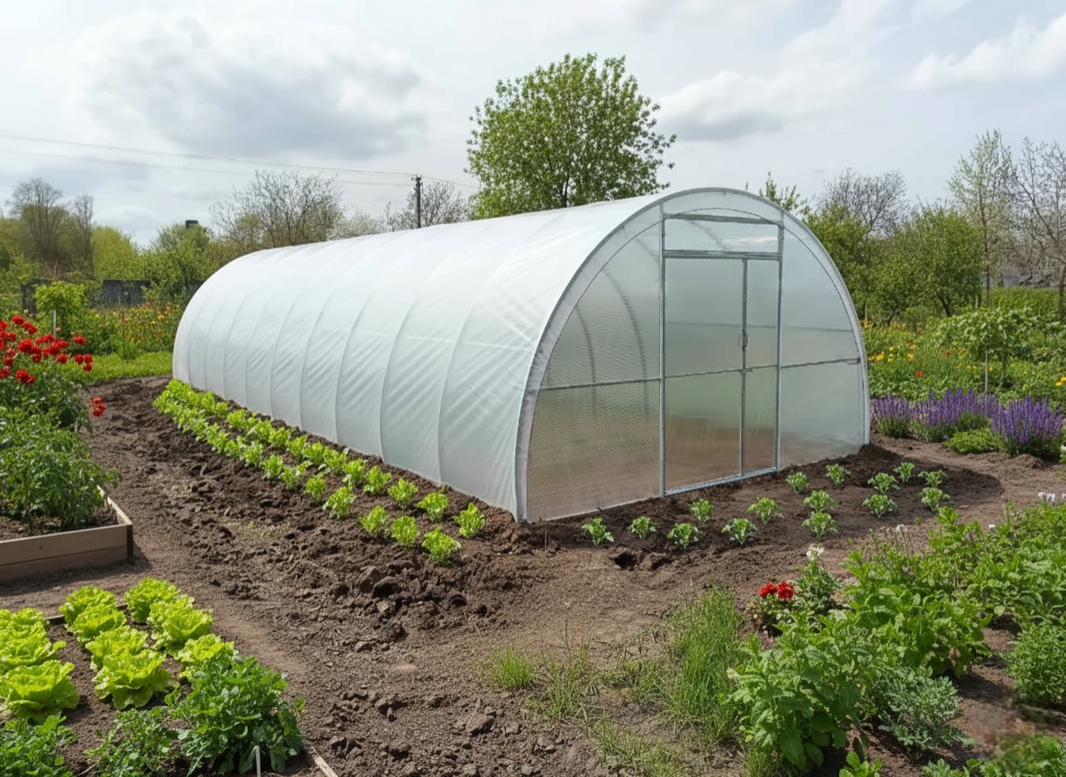 Теплиця львів'янка Ш 4м (плівка) Довжина: 4,6,8,10,20 м - Зображення 3