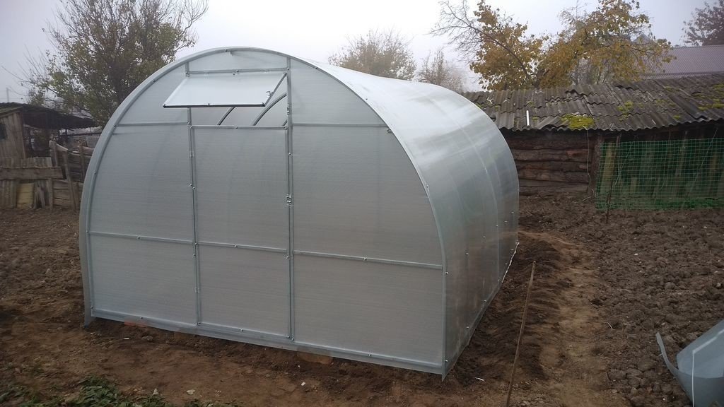 Теплиця Вінничанка 3х4м (полікарбонат) - Зображення 3