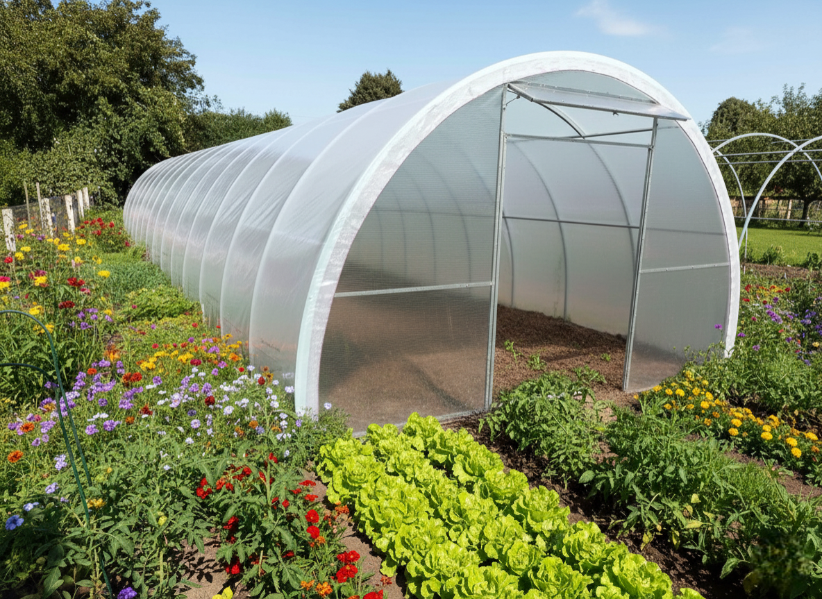 Теплиця львів'янка Ш 4м (плівка) Довжина: 4,6,8,10,20 м