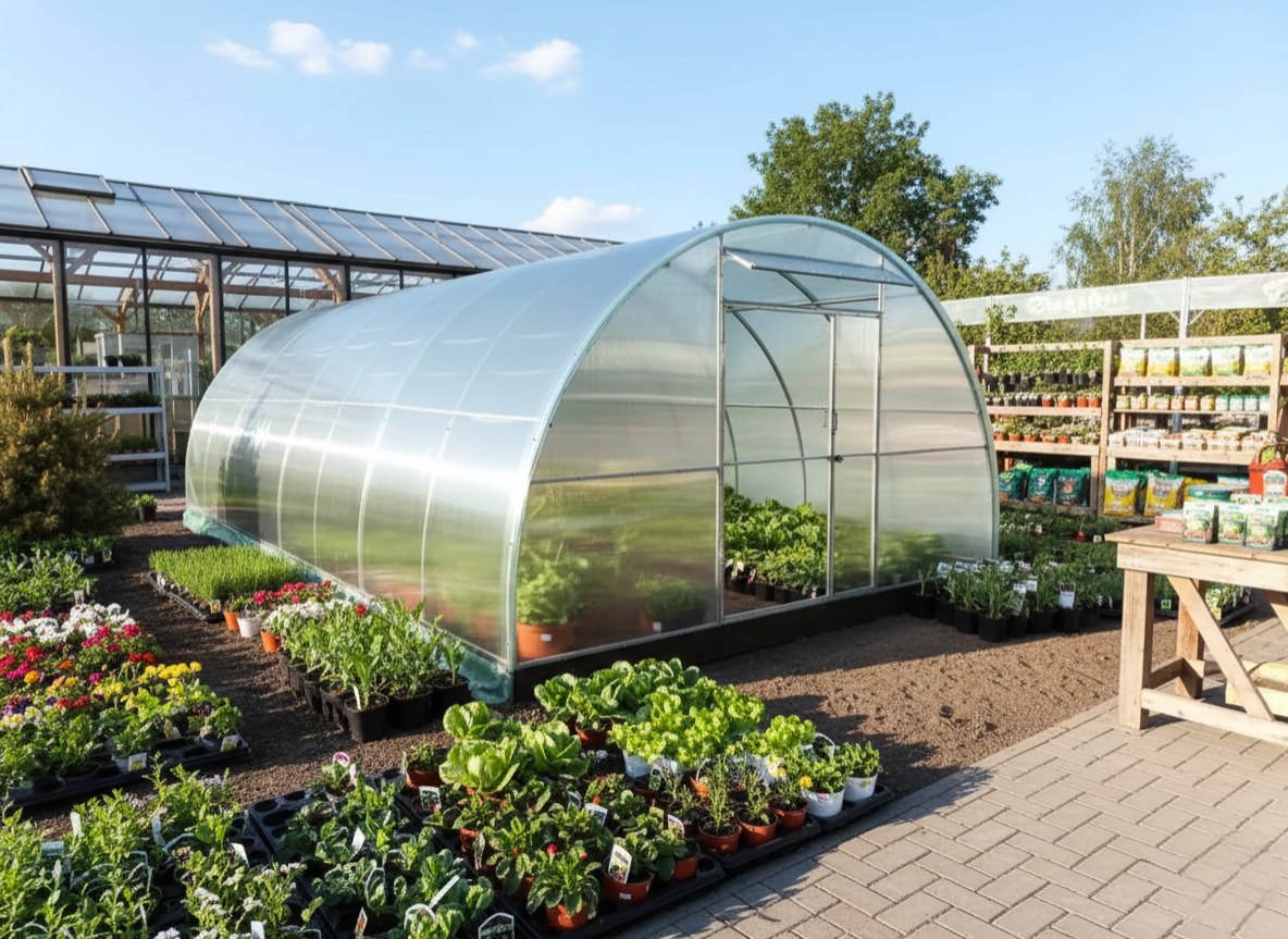 Теплиця львів'янка 4х4 м (полікарбонат)