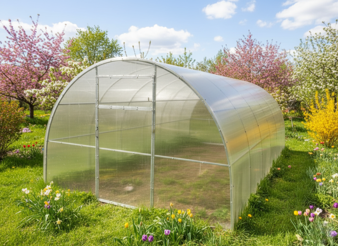 Теплиця львів’янка Ш 3м (полікарбонат) Довжина 4,6,8,10м - Зображення 4